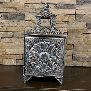Silver decorative lantern